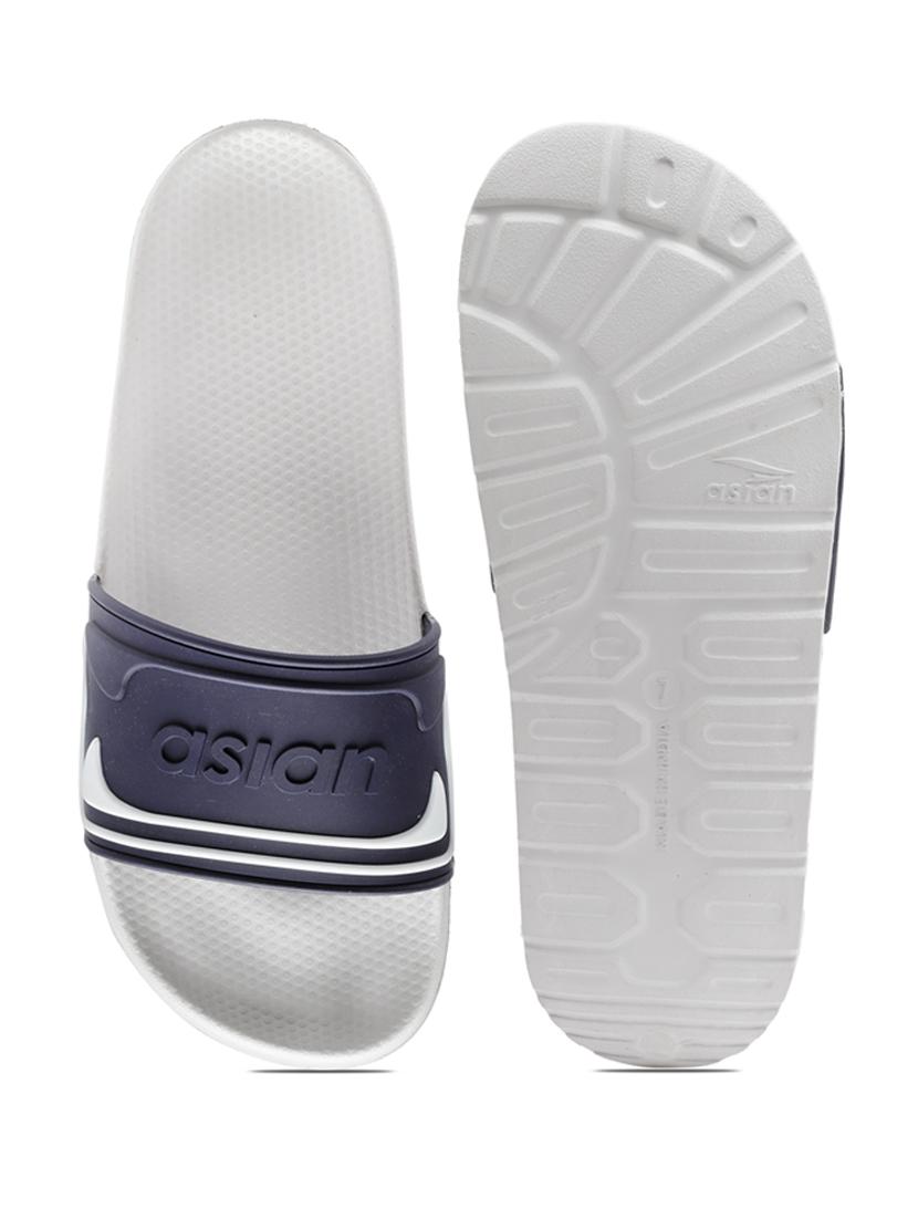 men navy slip on slipper - 21518775 - Standard Image - 4