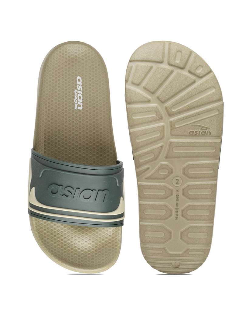 men typographic slip on slider - 21518776 -  Standard Image - 4