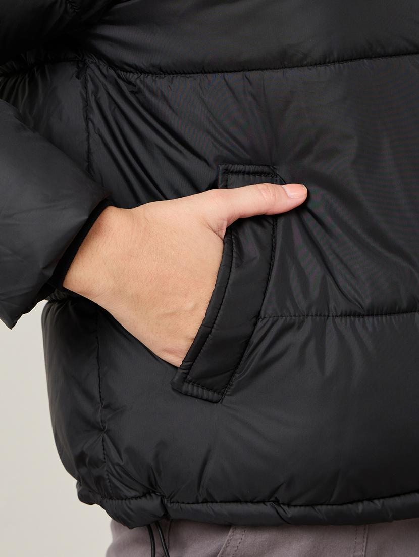 women black solid regular jacket - 21518874 - Standard Image - 4
