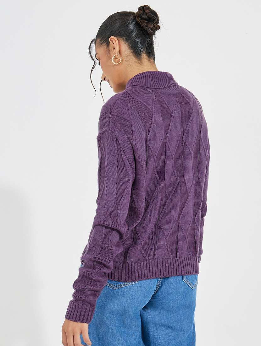 women long sleeve self-designed pullover - 21518887 -  Standard Image - 1