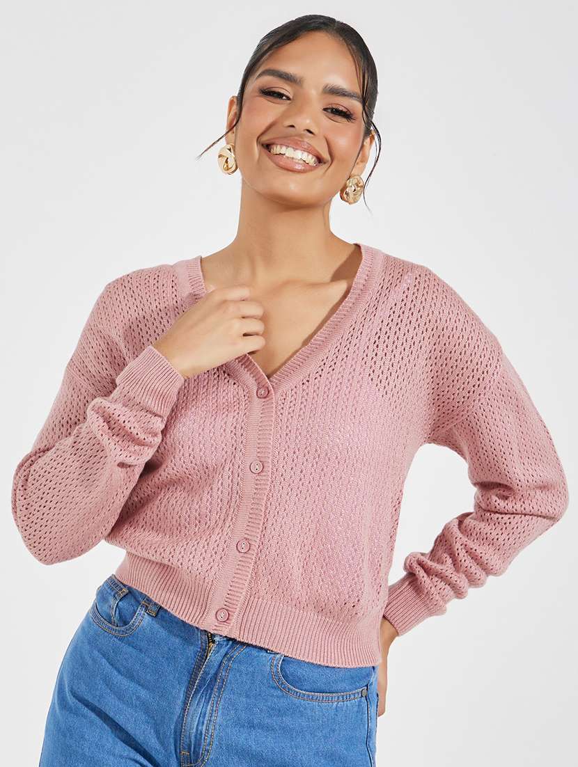 women long sleeve self-designed cardigan