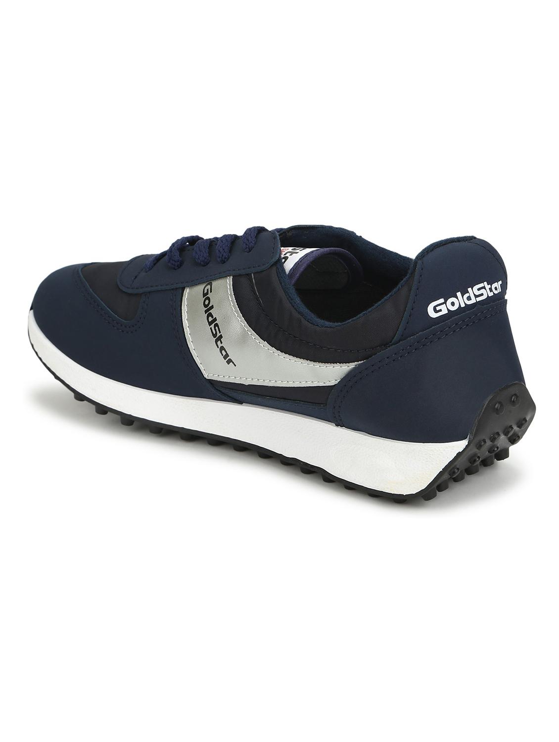 men navy blue running sport shoes - 21518949 -  Standard Image - 1