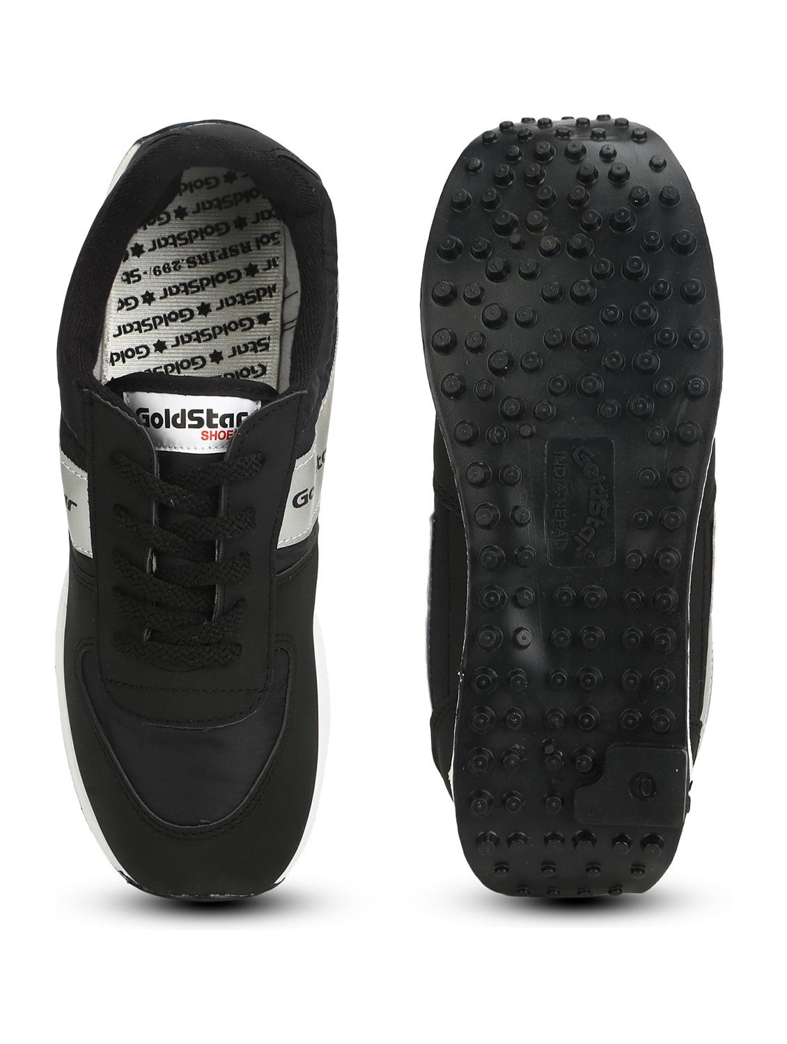 men black running sport shoes - 21518952 - Standard Image - 4