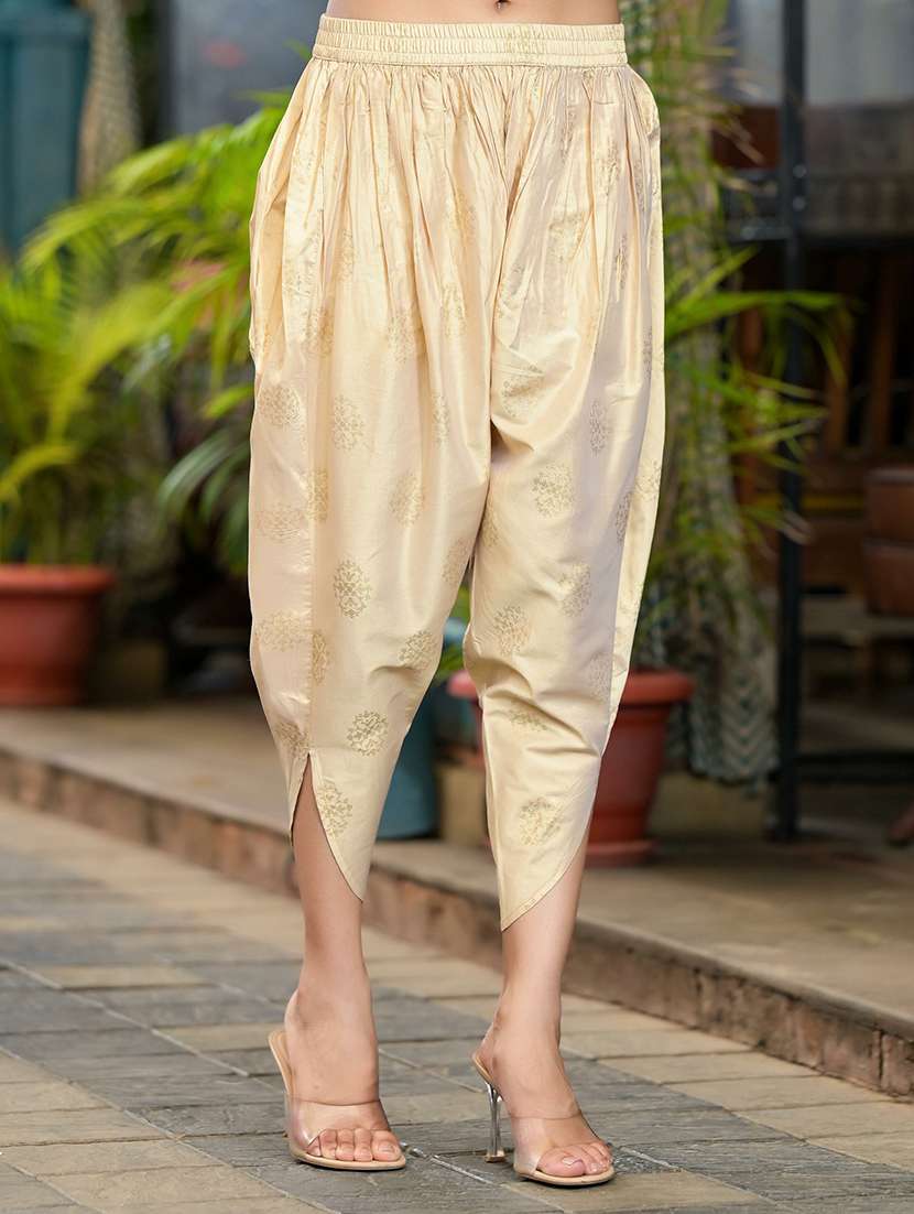 women pink notch neck dhoti kurta set - 21518984 -  Standard Image - 4