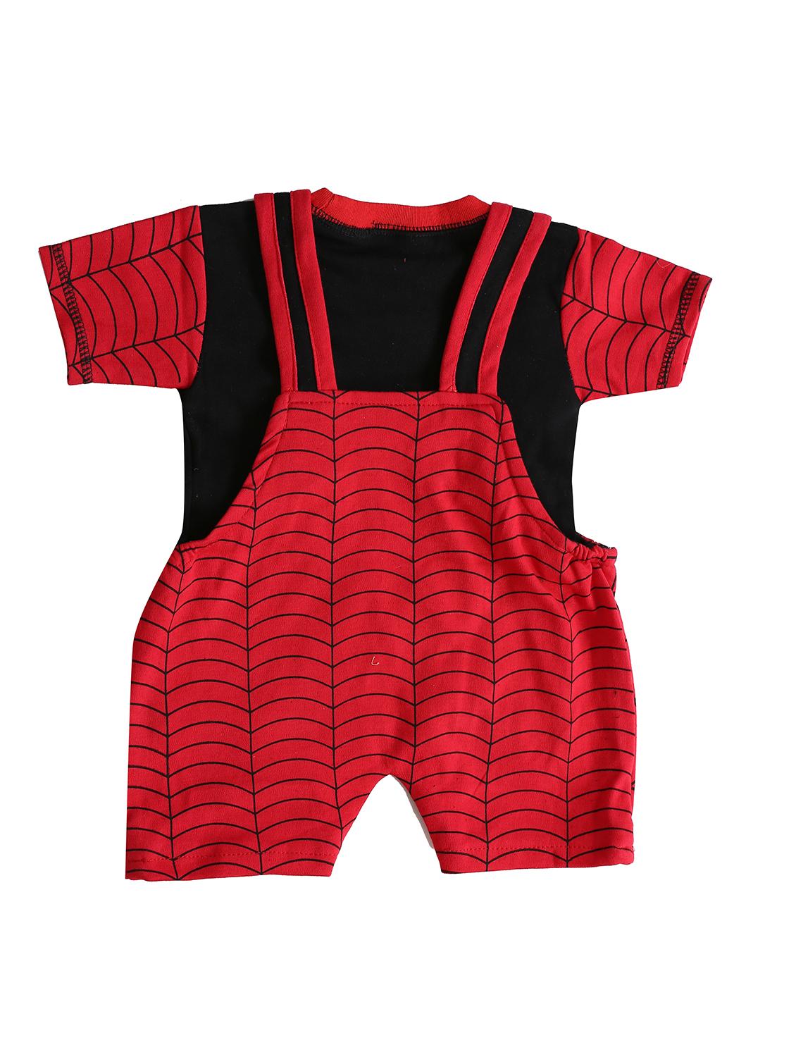 kids pack of 2 printed t-shirt & dungarees - 21518994 - Standard Image - 1