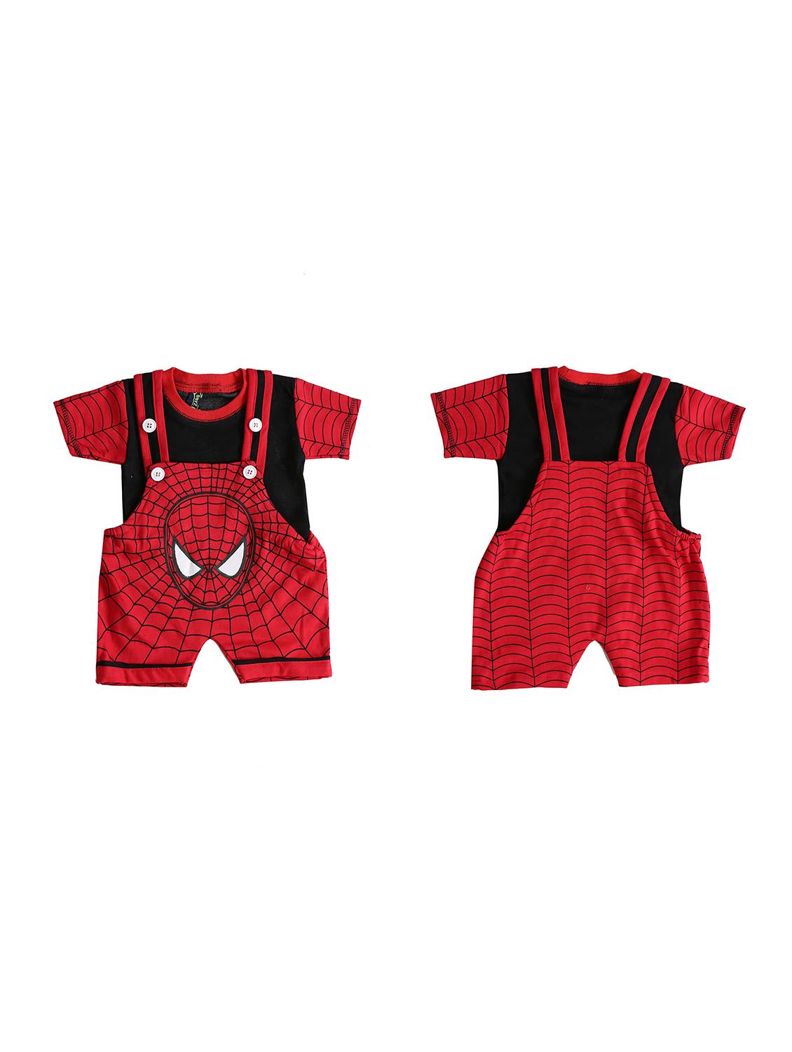kids pack of 2 printed t-shirt & dungarees - 21518994 - Standard Image - 4