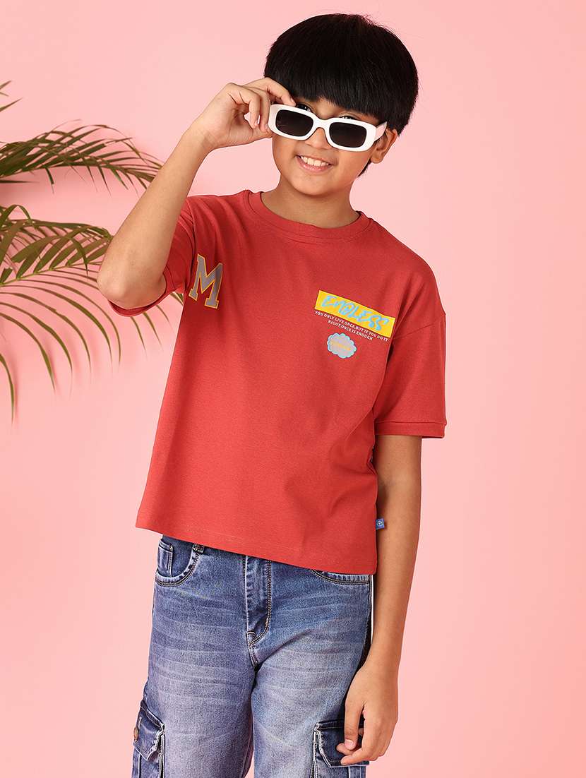 boys short sleeves printed t-shirt - 21519241 -  Standard Image - 1