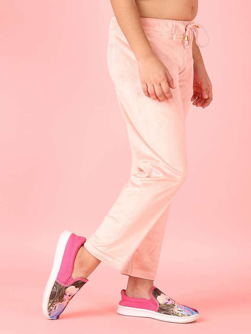 girls pink solid pyjama - 21519258 -  Standard Image - 1