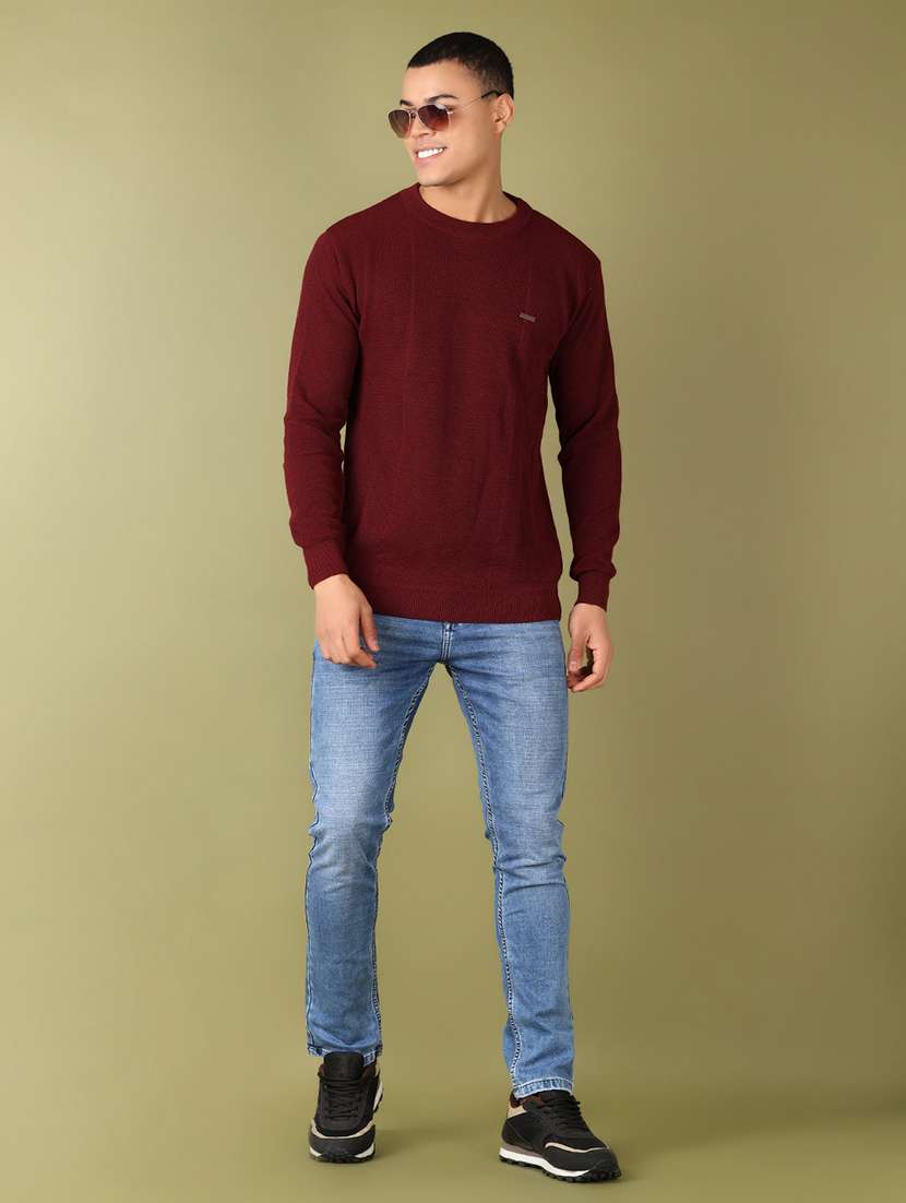 men long sleeve self-designed pullover - 21519268 -  Standard Image - 4