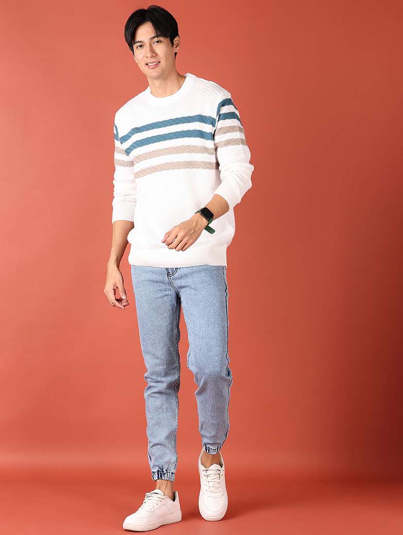 men long sleeve self-designed pullover - 21519269 -  Standard Image - 4