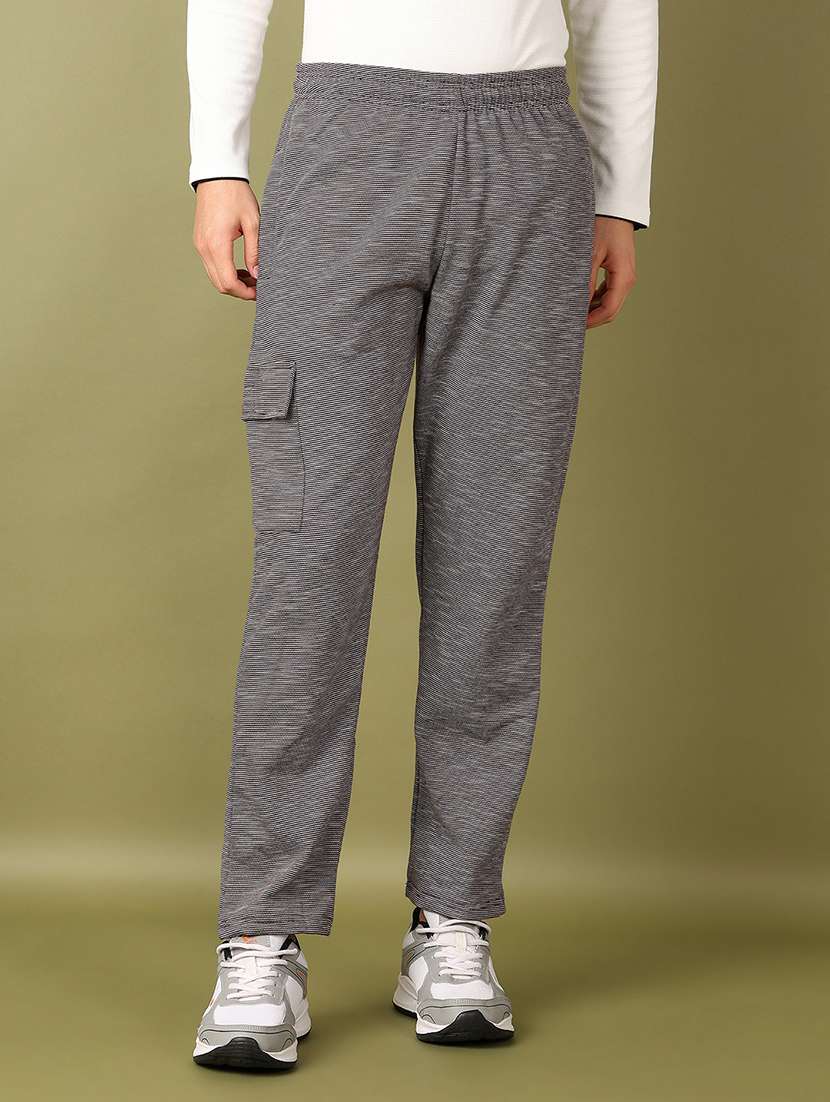 men grey solid pyjama - 21519280 -  Standard Image - 1