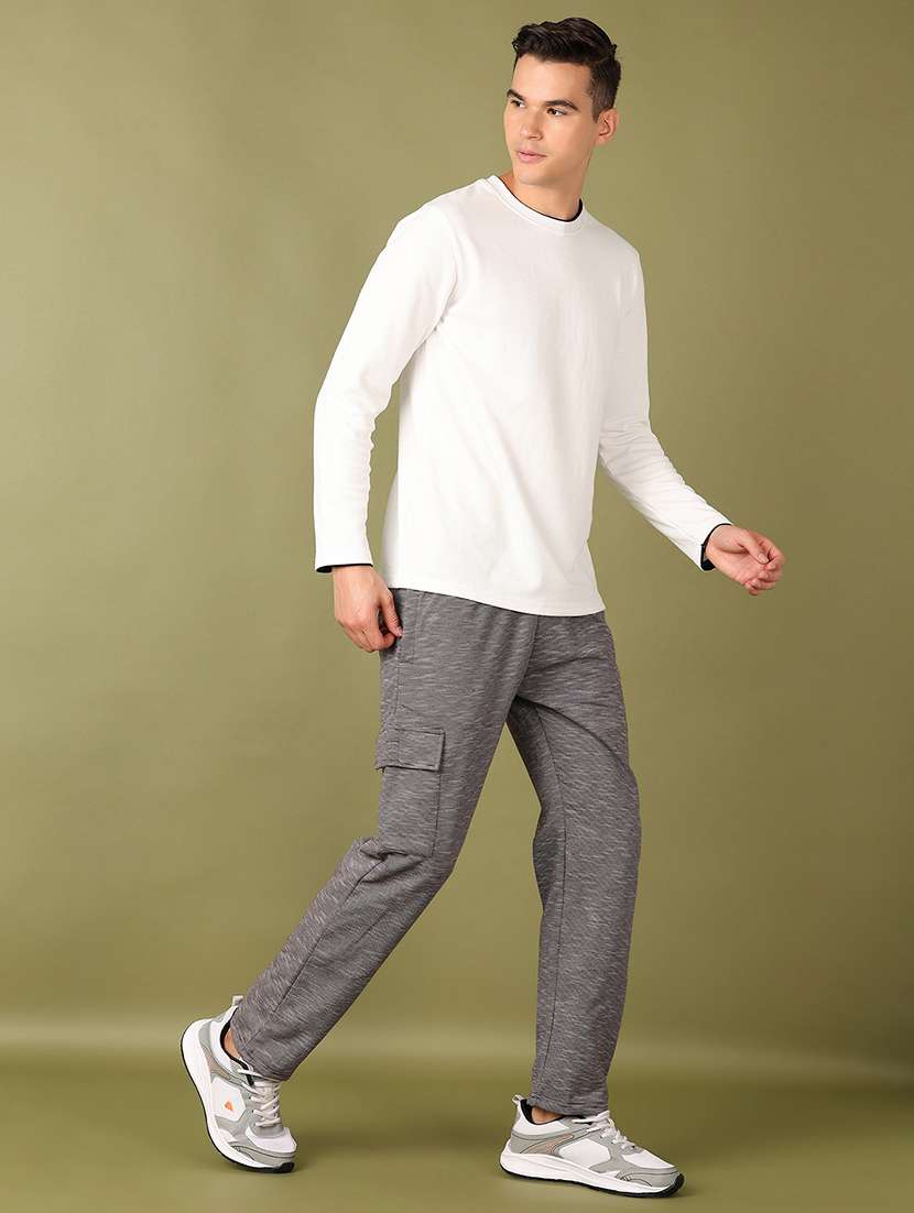 men grey solid pyjama - 21519280 -  Standard Image - 4