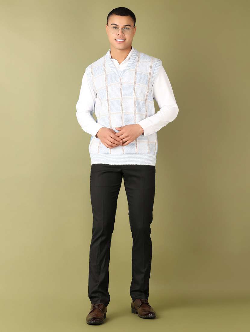 men self design sleeveless pullover - 21519292 -  Standard Image - 4