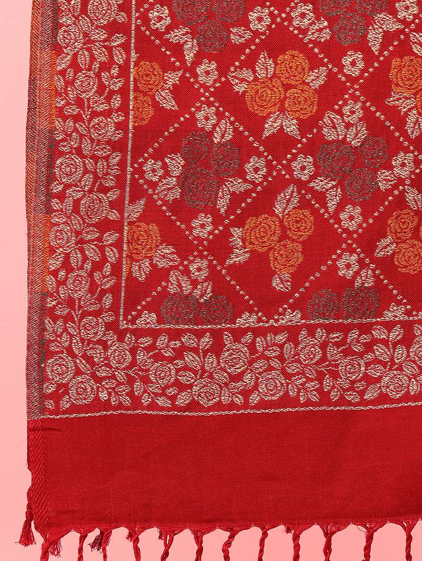 women self designed stole - 21519299 -  Standard Image - 4