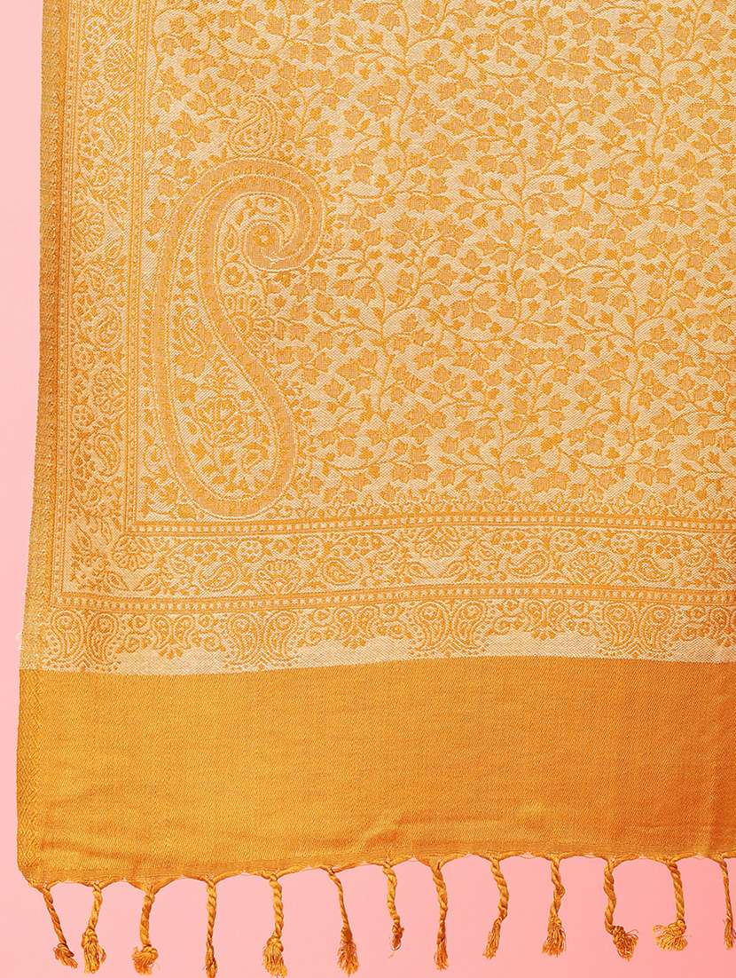 women self design winter stole - 21519301 -  Standard Image - 4