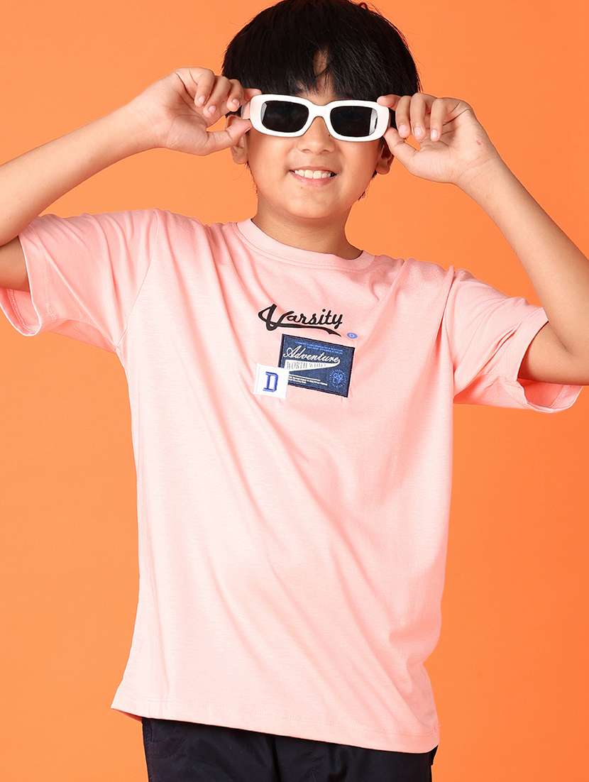 boys short sleeves front & back print t-shirt - 21519333 -  Standard Image - 1