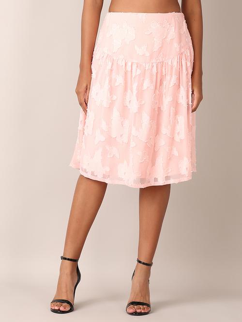 women self designed high rise a-line skirt - 21519389 - Standard Image - 0