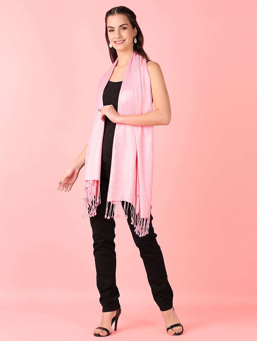 women self design winter stole - 21519448 -  Standard Image - 1