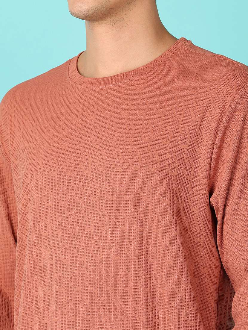 men self design long sleeve t-shirt - 21519452 -  Standard Image - 4