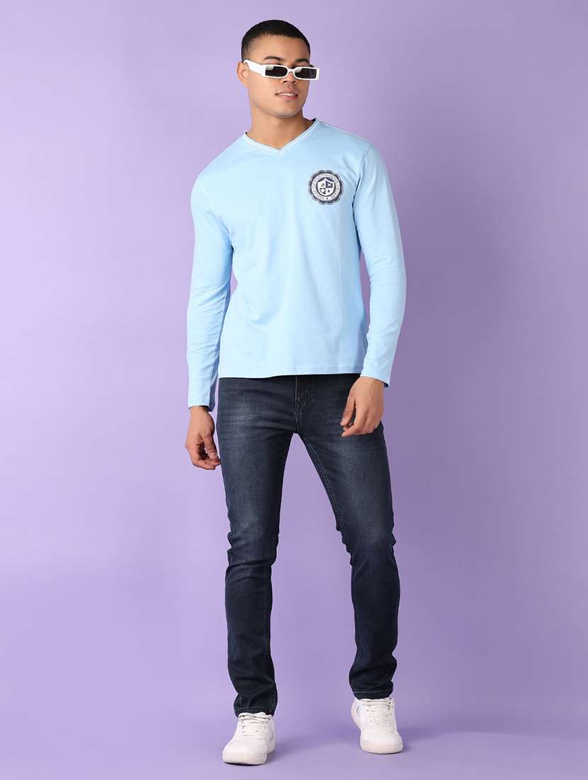 men solid mid rise slim fit jean - 21519463 - Standard Image - 4