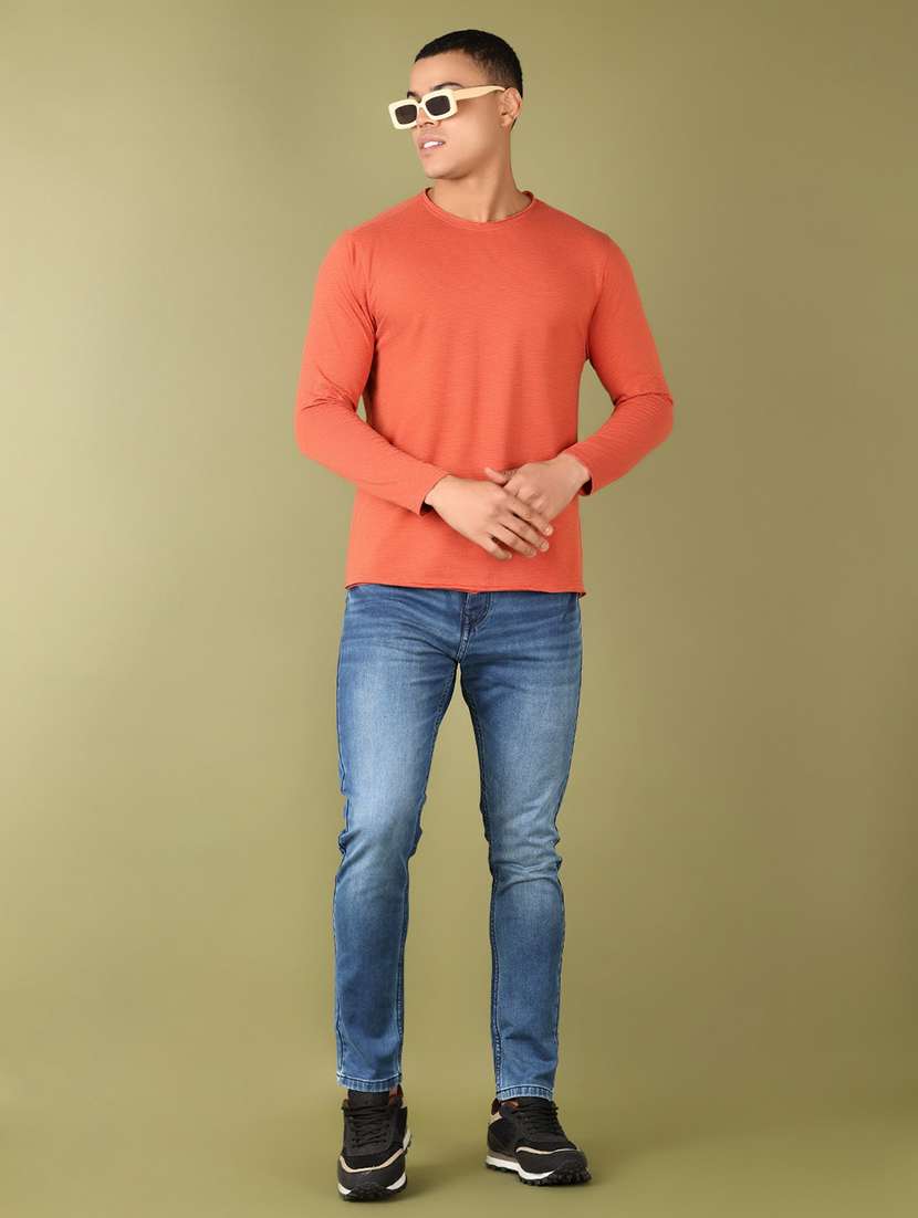 men solid mid rise slim fit jean - 21519464 -  Standard Image - 4