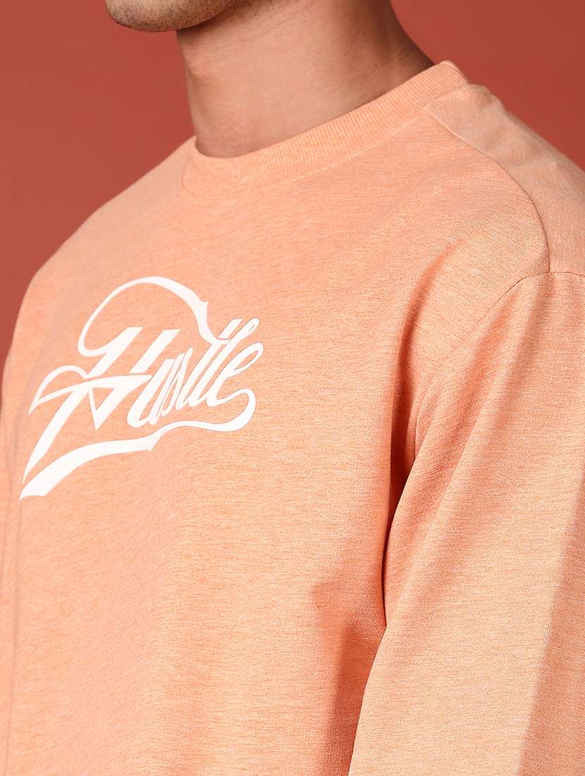 men chest print long sleeve sweatshirt - 21519503 -  Standard Image - 4