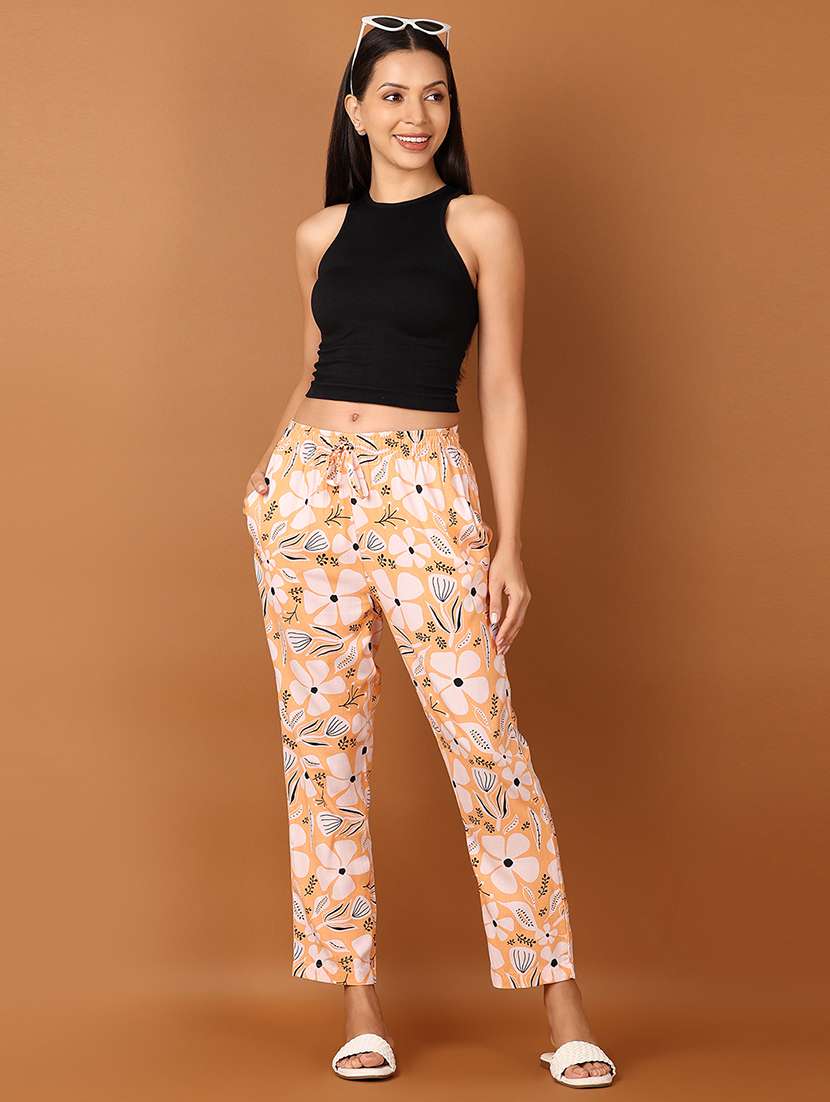 women printed mid rise pajama - 21519761 - Standard Image - 4