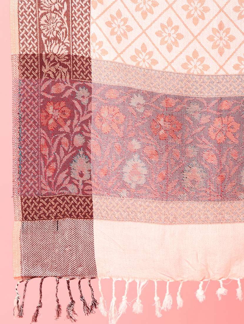 women self design winter stole - 21519766 -  Standard Image - 4