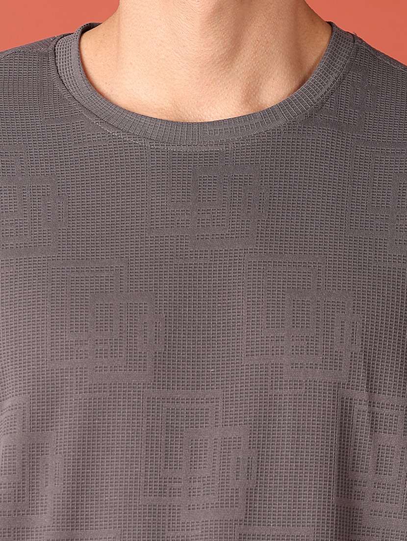 men self design long sleeve t-shirt - 21519806 -  Standard Image - 4