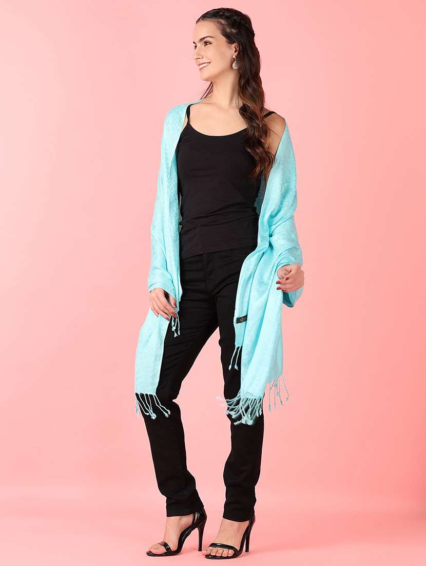 women self design winter stole - 21519810 -  Standard Image - 1