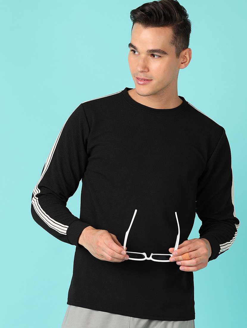 men long sleeves taped t-shirt - 21519910 -  Standard Image - 1