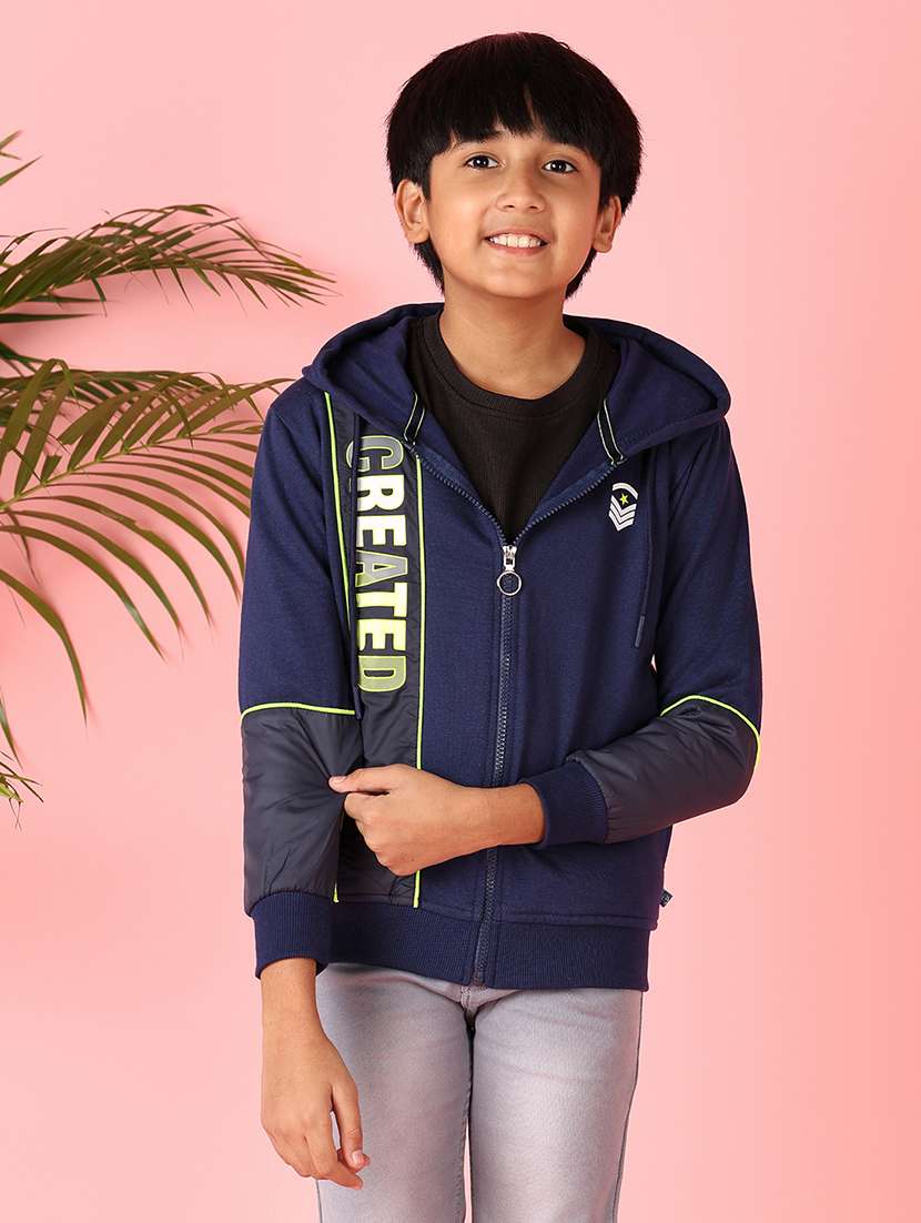 boys long sleeves front print sweatshirt - 21519921 -  Standard Image - 1