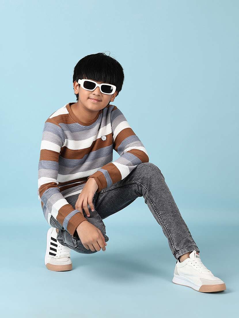 boys self design long sleeve t-shirt - 21519946 - Standard Image - 4