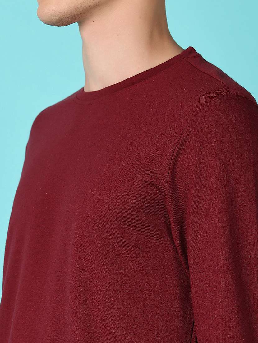 men solid long sleeves t-shirt - 21519968 -  Standard Image - 4