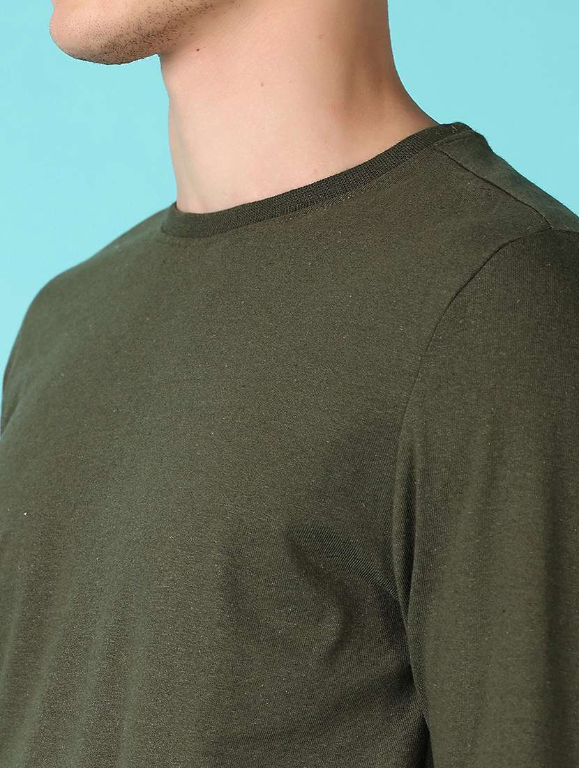 men solid long sleeves t-shirt - 21519970 -  Standard Image - 4