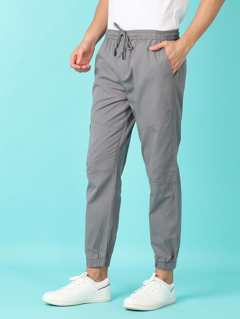 men solid regular fit cargo - 21520024 -  Standard Image - 1
