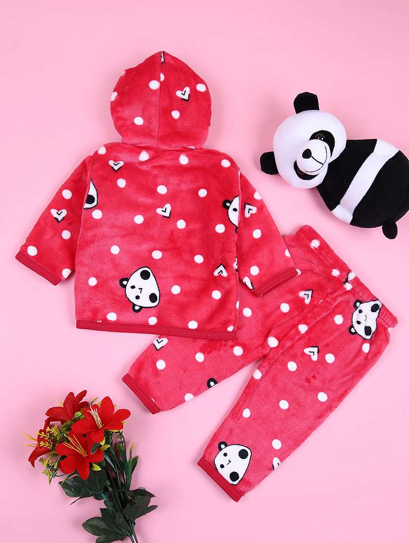 boys printed winterwear full length set - 21520095 -  Standard Image - 1