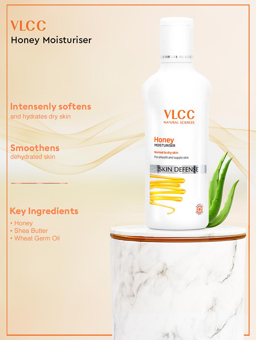 vlcc honey moisturiser - 100ml & bright glow serum facewash with vitamin c serum & mulberry - 100ml - 21520368 - Standard Image - 4