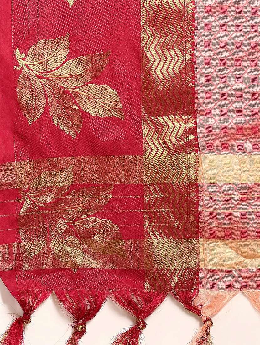 women self design dharmavaram zari bordered saree - 21520591 -  Standard Image - 4
