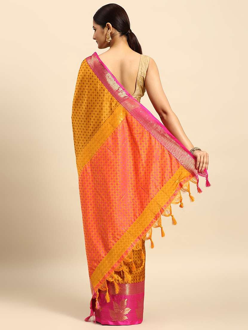 women self design dharmavaram zari bordered saree - 21520595 -  Standard Image - 1
