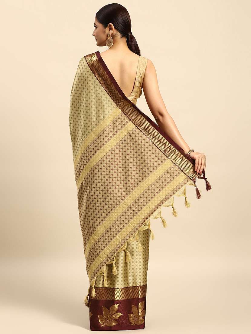 women self design dharmavaram zari bordered saree - 21520596 -  Standard Image - 1