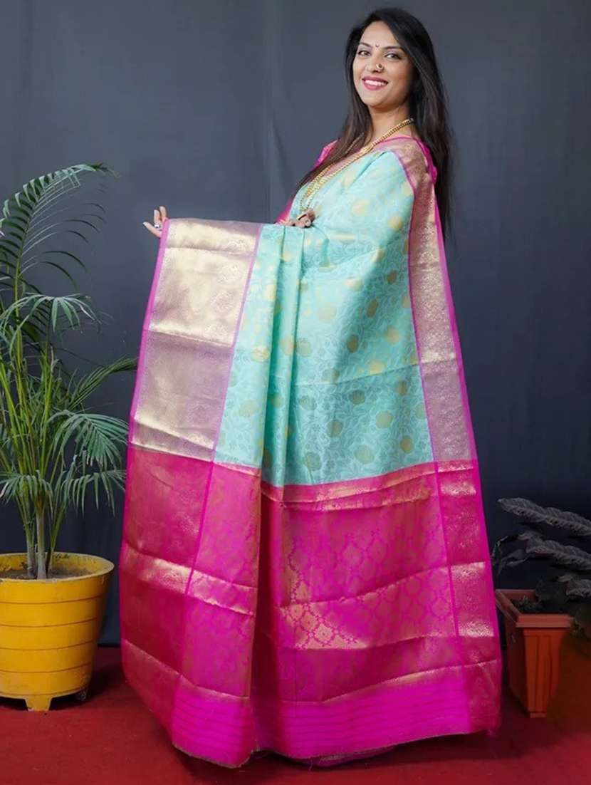 women self design banarasi saree - 21520609 -  Standard Image - 1