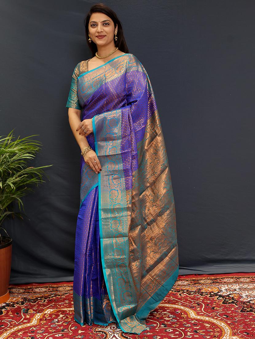 women self design banarasi saree - 21520612 - Zoom Image - 0