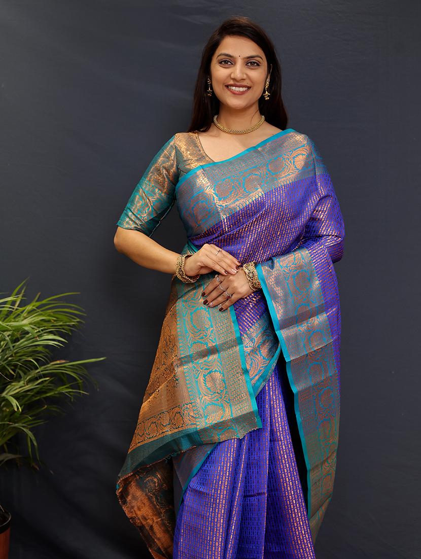 women self design banarasi saree - 21520612 -  Standard Image - 1