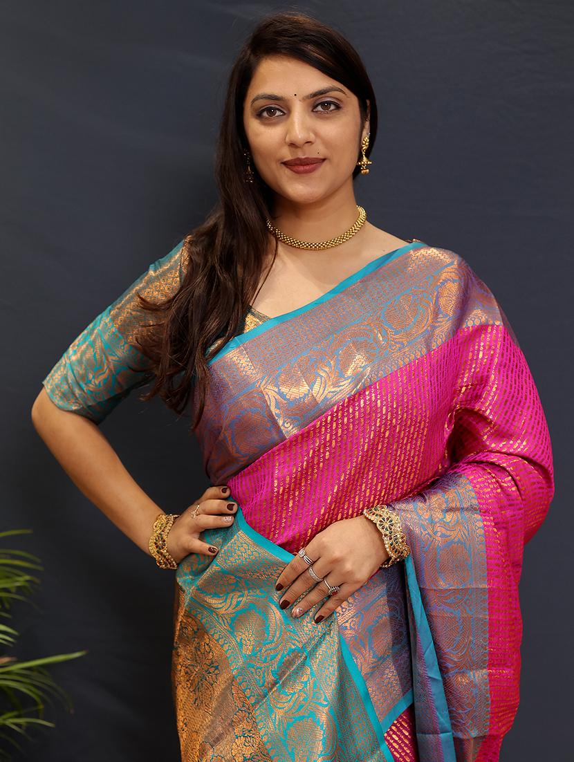 women self design banarasi saree - 21520616 - Standard Image - 1