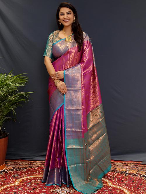 women self design banarasi saree - 21520619 - Standard Image - 0