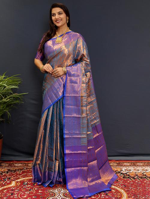women self design banarasi saree - 21520620 -  Standard Image - 0