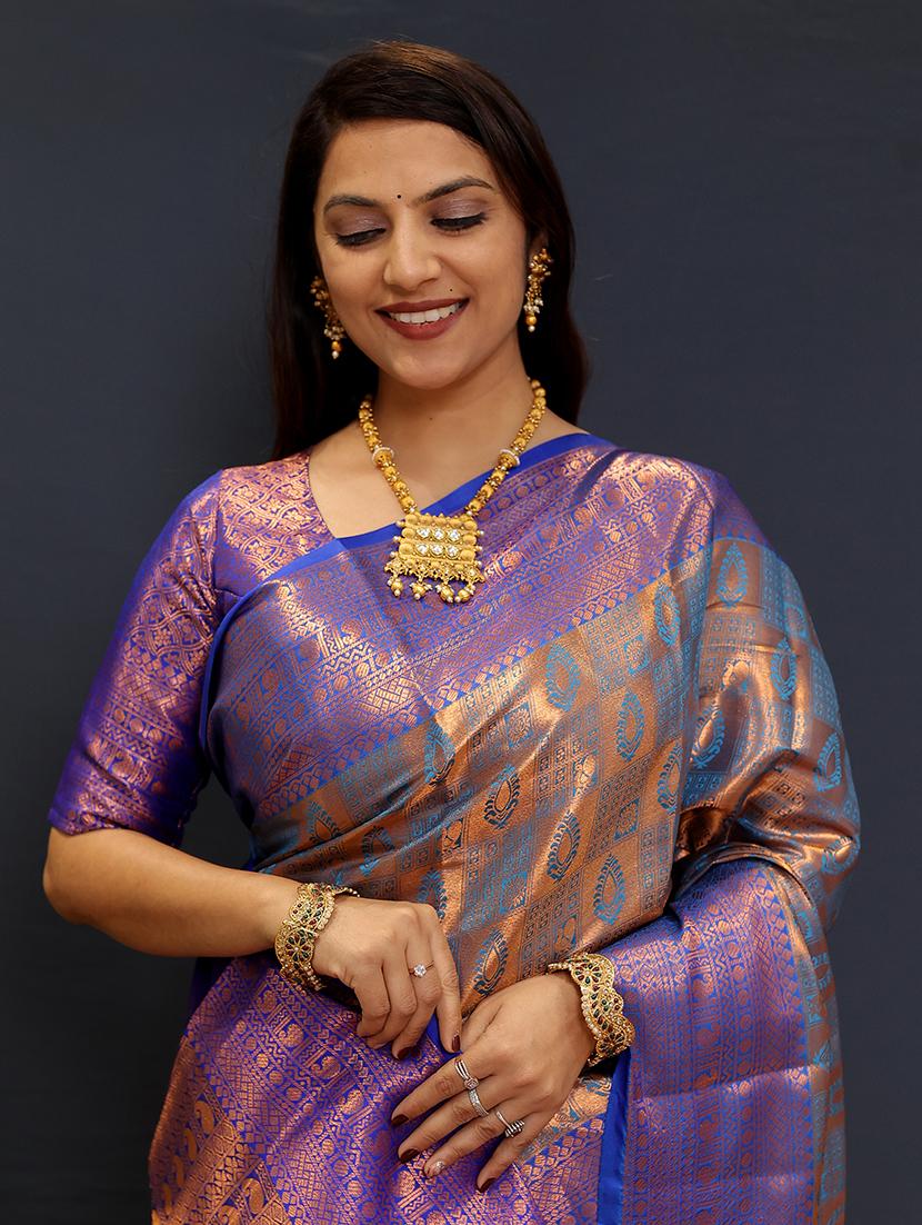 women self design banarasi saree - 21520620 - Standard Image - 1