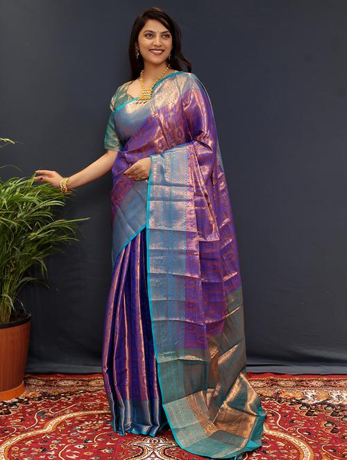 women self design banarasi saree - 21520621 - Standard Image - 0