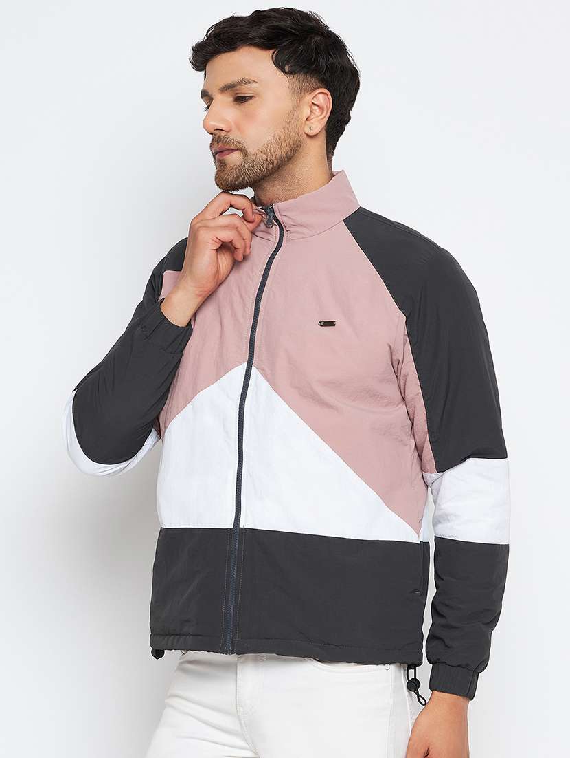 men multi colored nylon bomber jacket - 21520977 -  Standard Image - 1